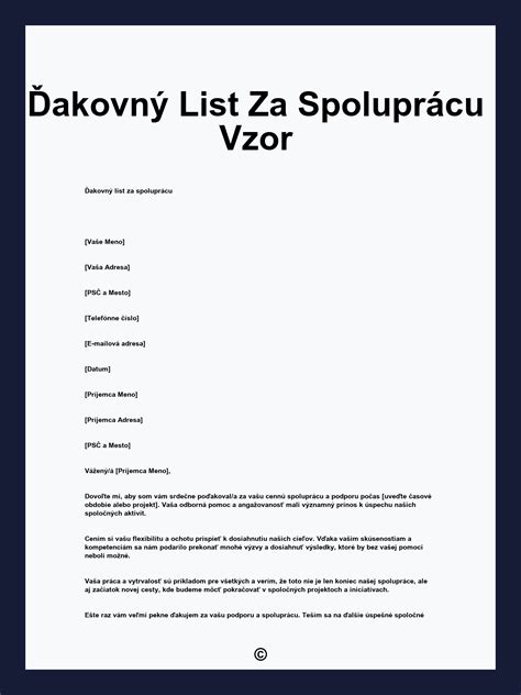 Ruka píšuca ďakovný list