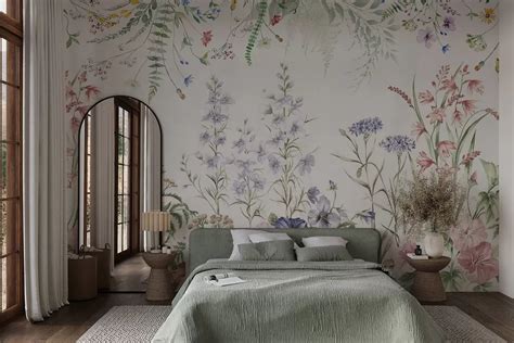 Ilustrácia moderného interiéru s farebnými stenami