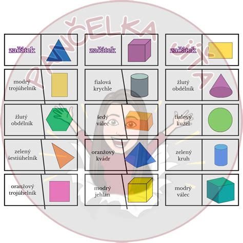 Ilustrácia rôznych štýlov maľovania - geometrické tvary, color blocking