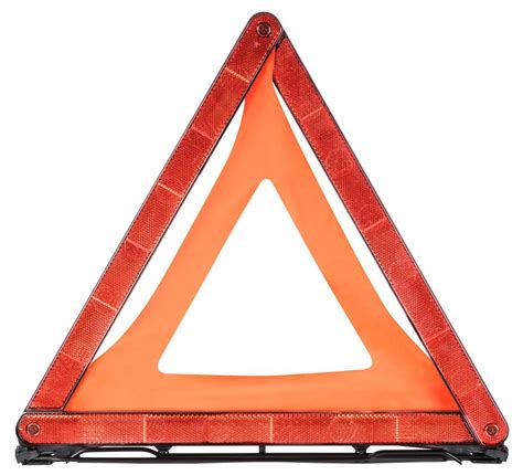 Výstražný trojuholník umiestnený na zadnom skle