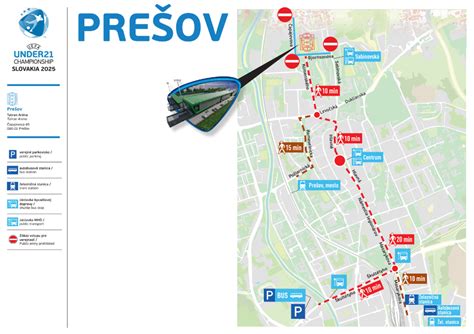 Mapa okolia Okružnej ulice v Poprade s vyznačenými službami
