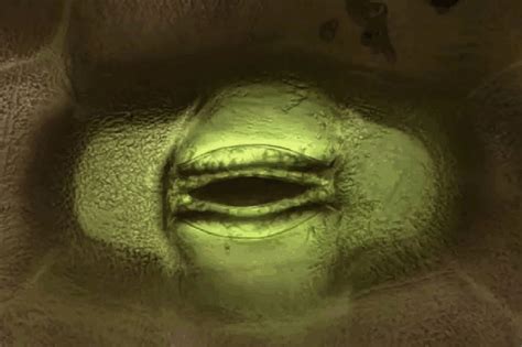 Diagram znázorňujúci hydrotermálne prieduchy na dne oceánu