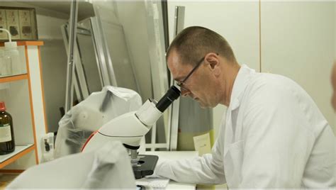 Vedec pracujúci v laboratóriu