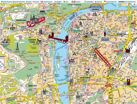 Mapa Starého Mesta s vyznačeným Floriánskym námestím