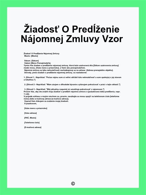 Ilustrácia ruky píšucej žiadosť o predĺženie nájomnej zmluvy.