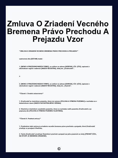 Grafické znázornenie procesu zániku vecného bremena