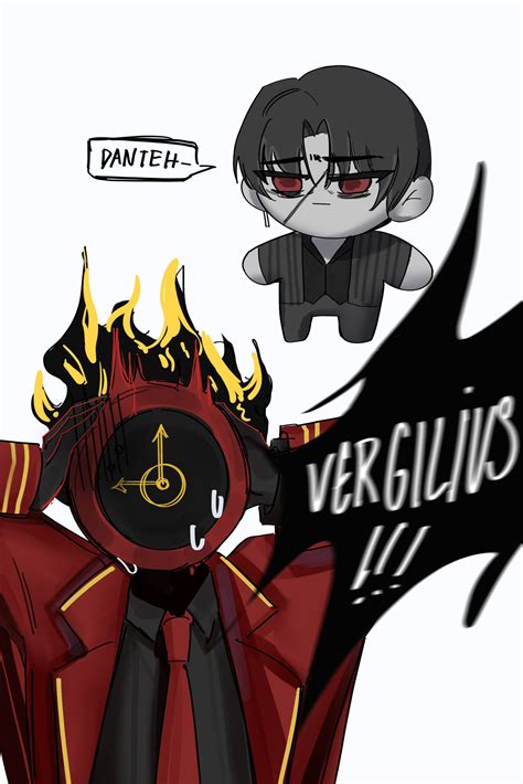 Dante a Vergilius pri rieke Flegeton