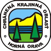 Mapa CHKO Horná Orava so sledovanými lokalitami