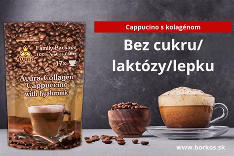 Ilustrácia zdravej kávy s kolagénom