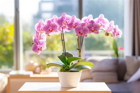Orchidea Phalaenopsis vo svetlom interiéri