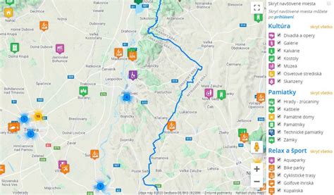 Mapa navrhovaných cyklotrás v Košiciach