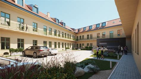 Architektonický vizualizácia projektu Rezidencia Jurská