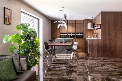 Interiér s francúzskym oknom