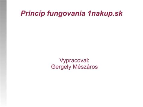 Princíp fungovania PSK portálu