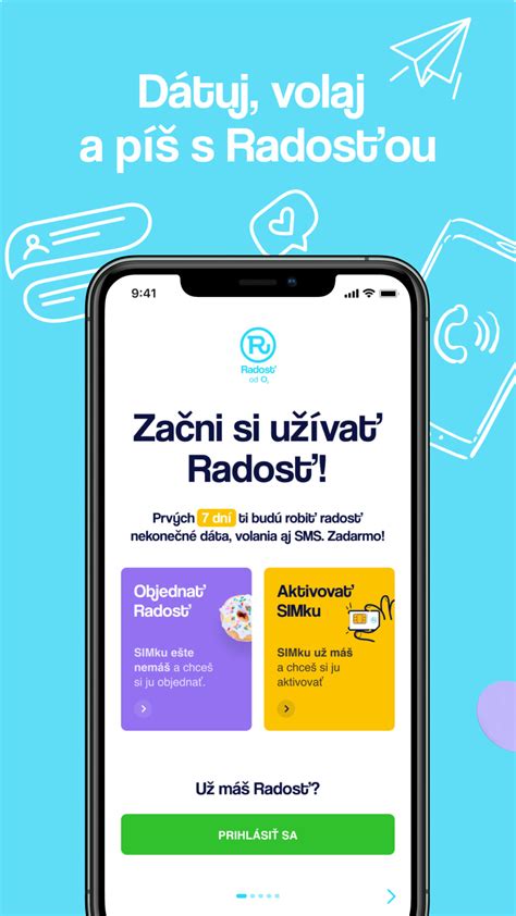 Screenshot mobilnej aplikácie 