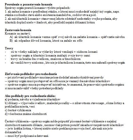 Diagram zobrazujúci tri možnosti riešenia predbežnej otázky v správnom konaní