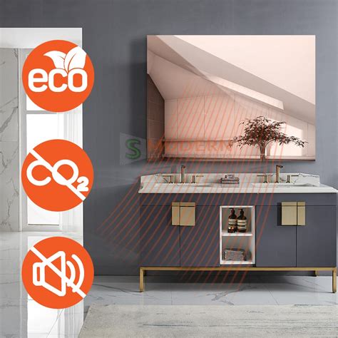 Infrapanel s dizajnom zrkadla