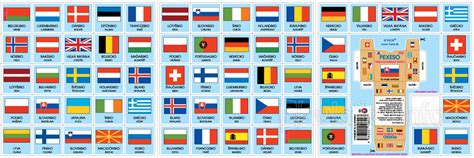 Ilustrácia znázorňujúca rôzne vlajky európskych krajín s nemeckou vlajkou v strede.