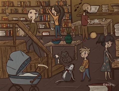 ilustrácia rodiny pri prezeraní bytu