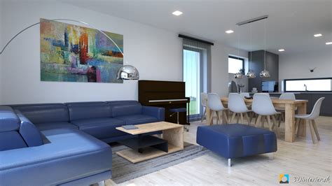 Moderný minimalistický interiér s bielym nábytkom