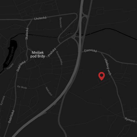 mapa centra Petržalky s vyznačenou polohou apartmánu