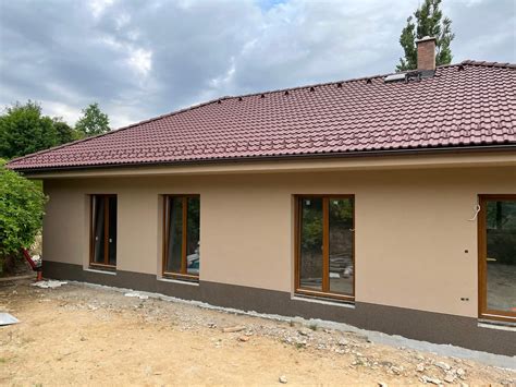 Ukážka fasády s rôznymi farebnými odtieňmi