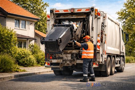 Ilustrácia zberu odpadu