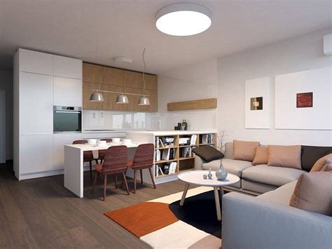 Moderná kuchyňa spojená s obývacou izbou