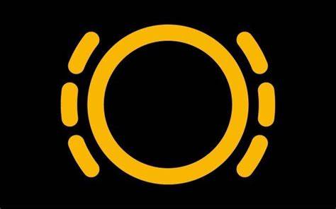 Symbol kontrolky opotrebenia brzdových platničiek