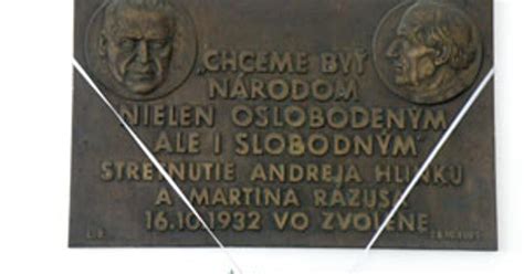 Pamätná doska alebo symbolické miesto