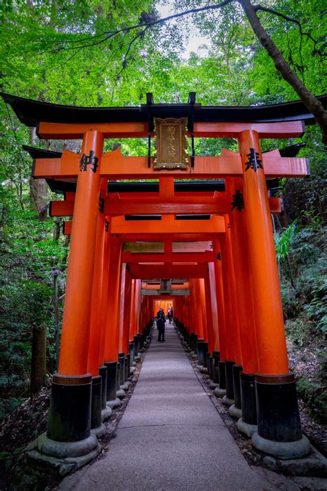 Fotografia chrámu Fushimi Inari v Kjóte
