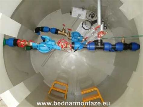 Vodovodná šachta s dvoma vodomermi