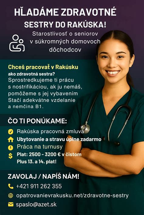 Práca sestry v rôznych prostrediach