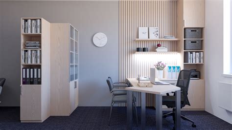 Ilustrácia moderného interiéru kancelárie