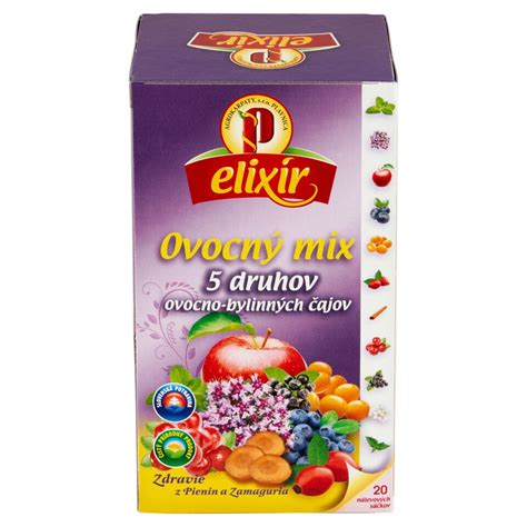 Zmes rôznych bylinných čajov