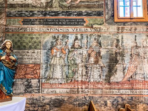 Gotické nástenné maľby v presbytériu kostola Všetkých svätých