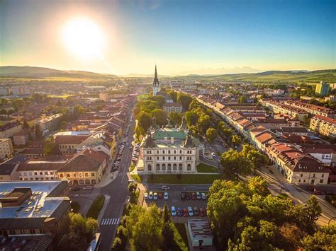 Spišská Nová Ves panoráma mesta