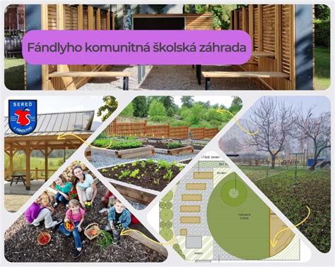 Ilustrácia komunitnej záhradky vo vnútrobloku