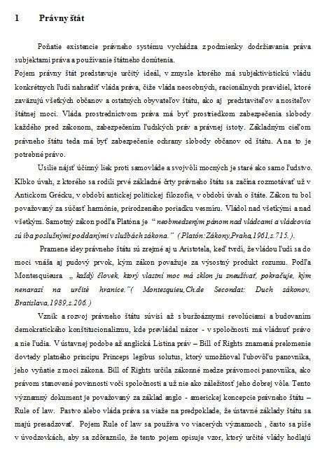 Princípy právneho štátu