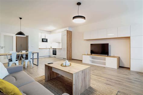 Interiér vzorového bytu v Klingerke