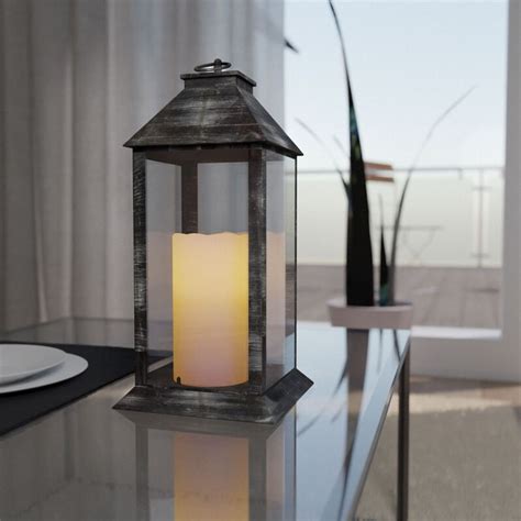 LED dekoračný lampáš v interiéri