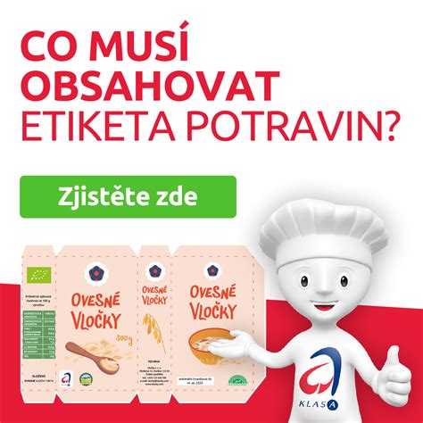 Ilustrácia etikety potraviny s povinnými údajmi