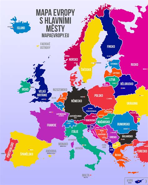 Mapa s vyznačenými diaľničnými sieťami v Európe
