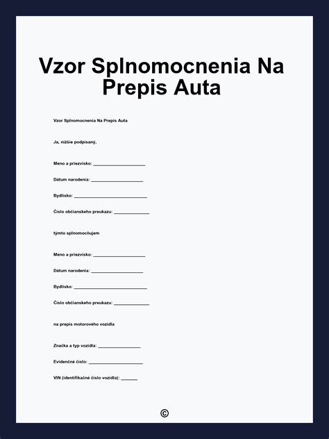 Ilustrácia zjednodušeného prepisu auta