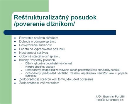 Porovnanie konkurzu a reštrukturalizácie