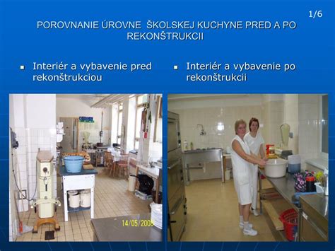 Porovnanie pred a po rekonštrukcii kuchyne