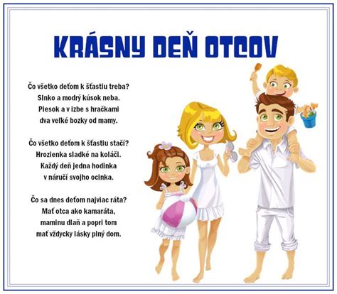 Rodina oslavuje Deň otcov