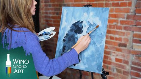 Obraz namaľovaný vodovými farbami so soľou