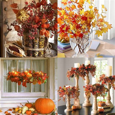 Jesenné dekorácie z listov