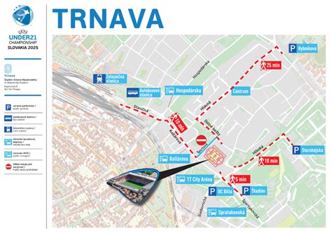Mapa okolia Golianovej ulice v Nitre s vyznačenou občianskou vybavenosťou